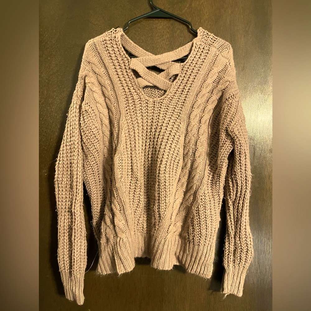 Pink Clover Knit Sweater
